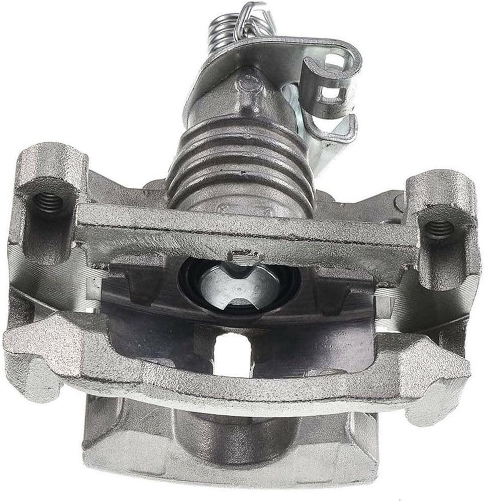 1pc Disc Brake Caliper Assembly Rear Left Driver Side Steel Silver Zinc 1-Piston with Bracket for Buick for Lacrosse 2005,for Pontiac for Grand Prix 2004-2005 18B4868 18048683