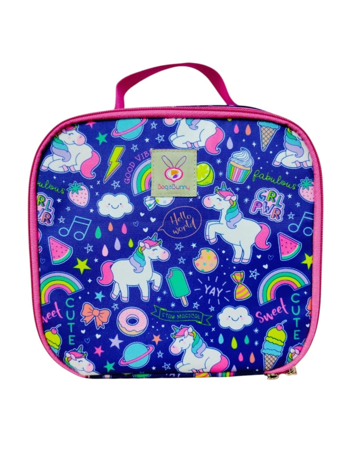 Kids Travel Organiser Pack of 4 Storage Bag, Portable and Lightweight, for Children on the Go (Pink)-image-21