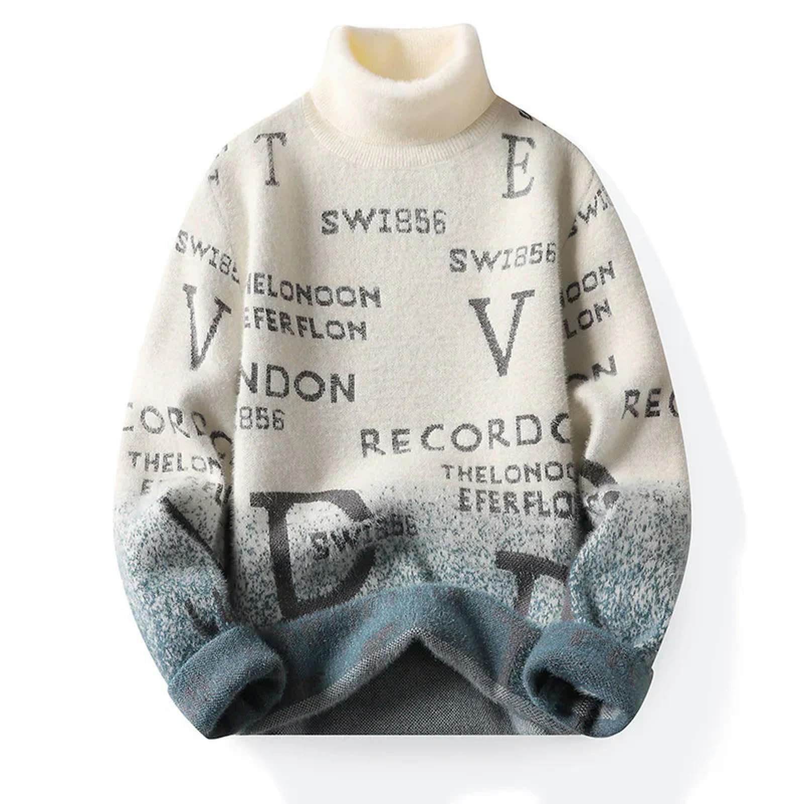 MdybF MdbF Męski sweter do pracy męski sweter zimowy sweter z dzianiny męskie dzianiny zagęszczony sweter męski z dzianiny