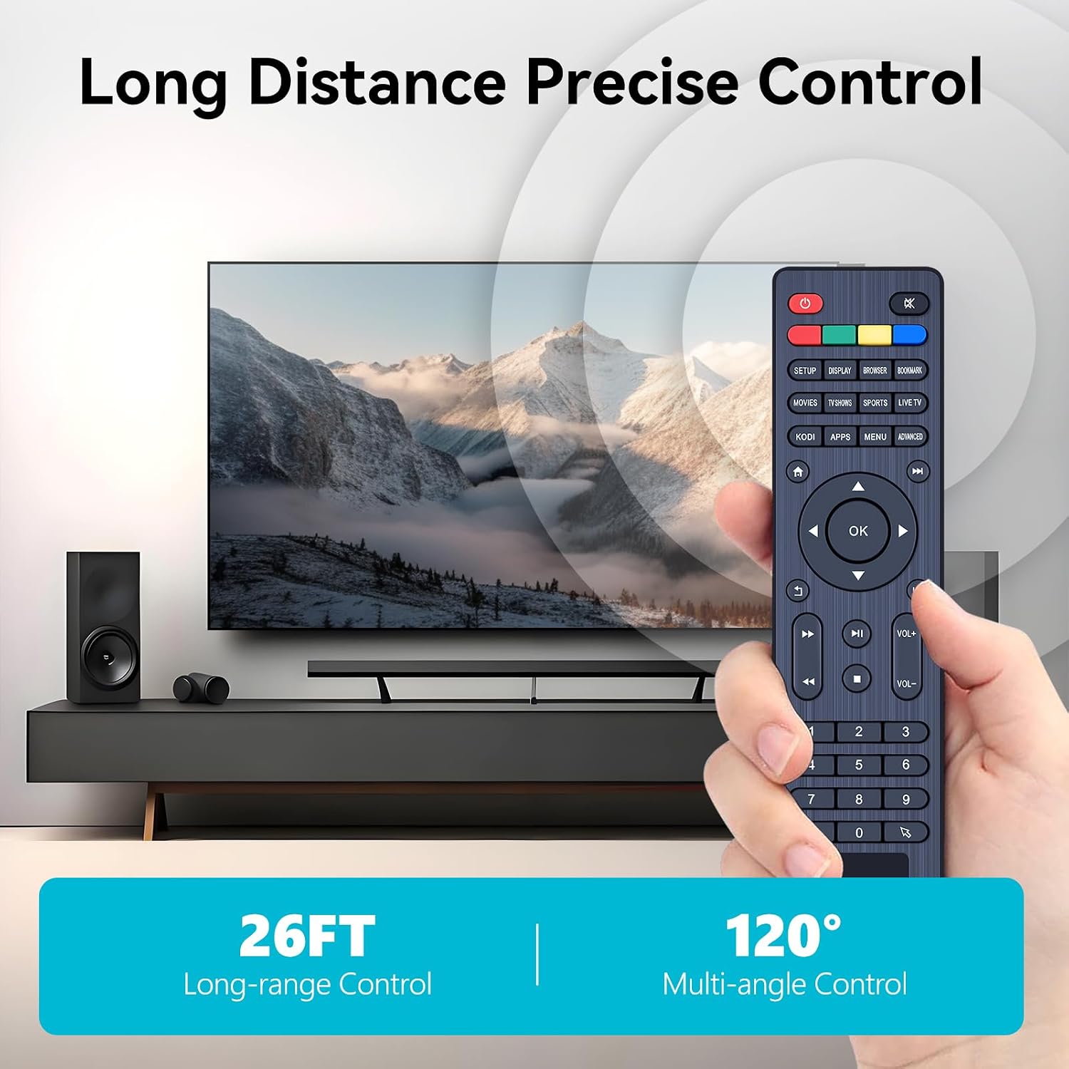 New Replacement Remote Control for XBMCMart Smart Android TV Box Player image 5