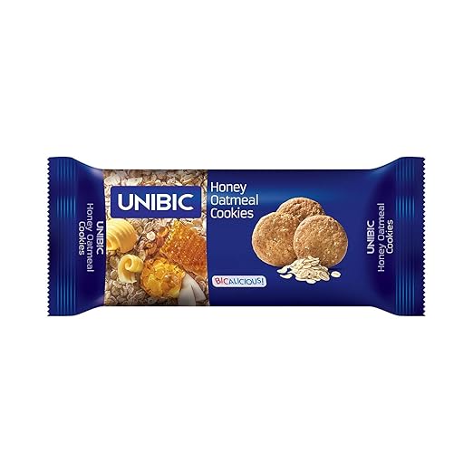 Unibic Cookies, Honey Oatmeal, 75 Gram | Oatmeal Cookies | Honey Oatmeal Cookies - Oat Meal