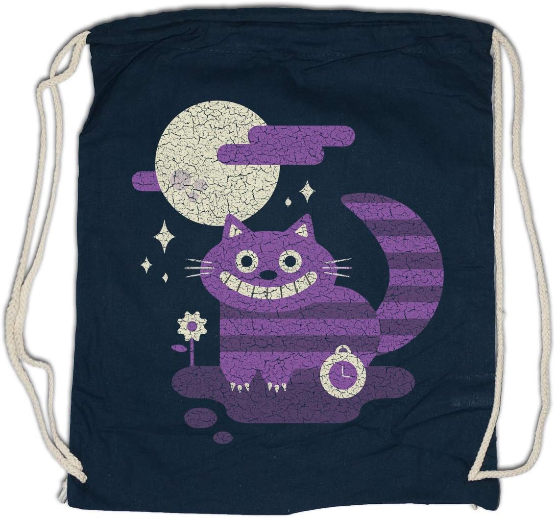 Urban Backwoods Cheshire Cat Drawstring Bag Gym Sack