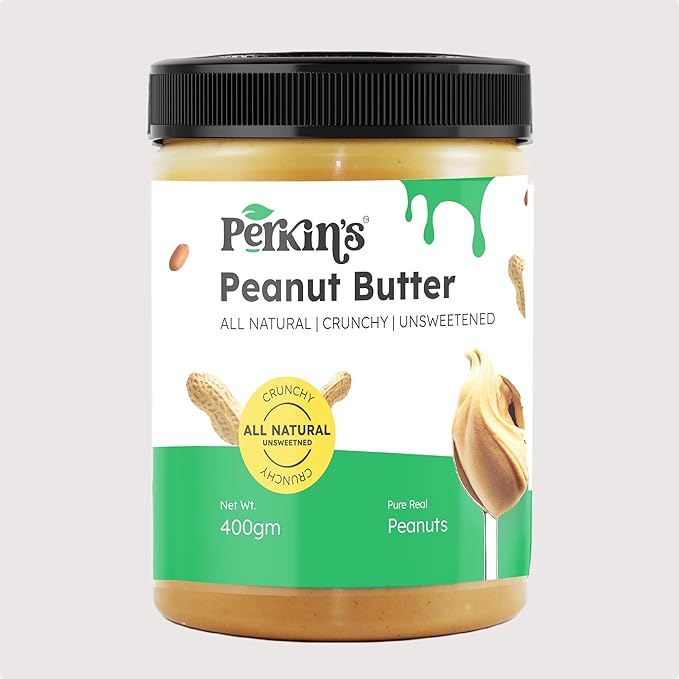 Perkin's All Natural Unsweetened Peanut Butter Unsweetened 100