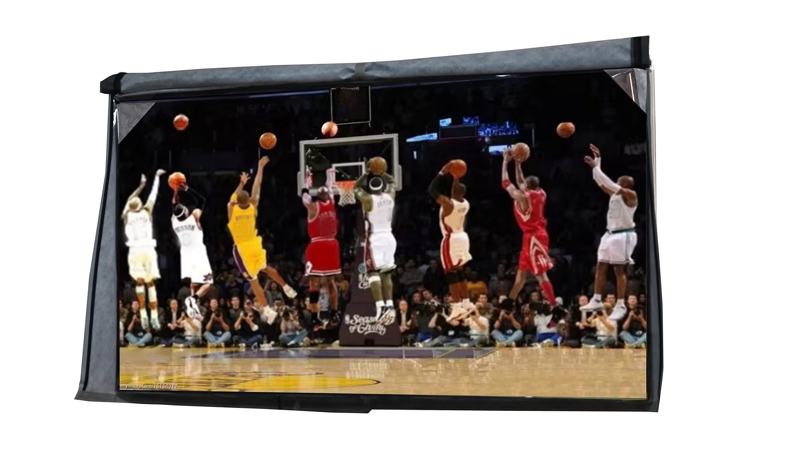 A1Cover Outdoor 32" TV Set Cover,Scratch Resistant Liner Protect LED Screen Best-Compatible with Standard Mounts and Stands (Light Gray)