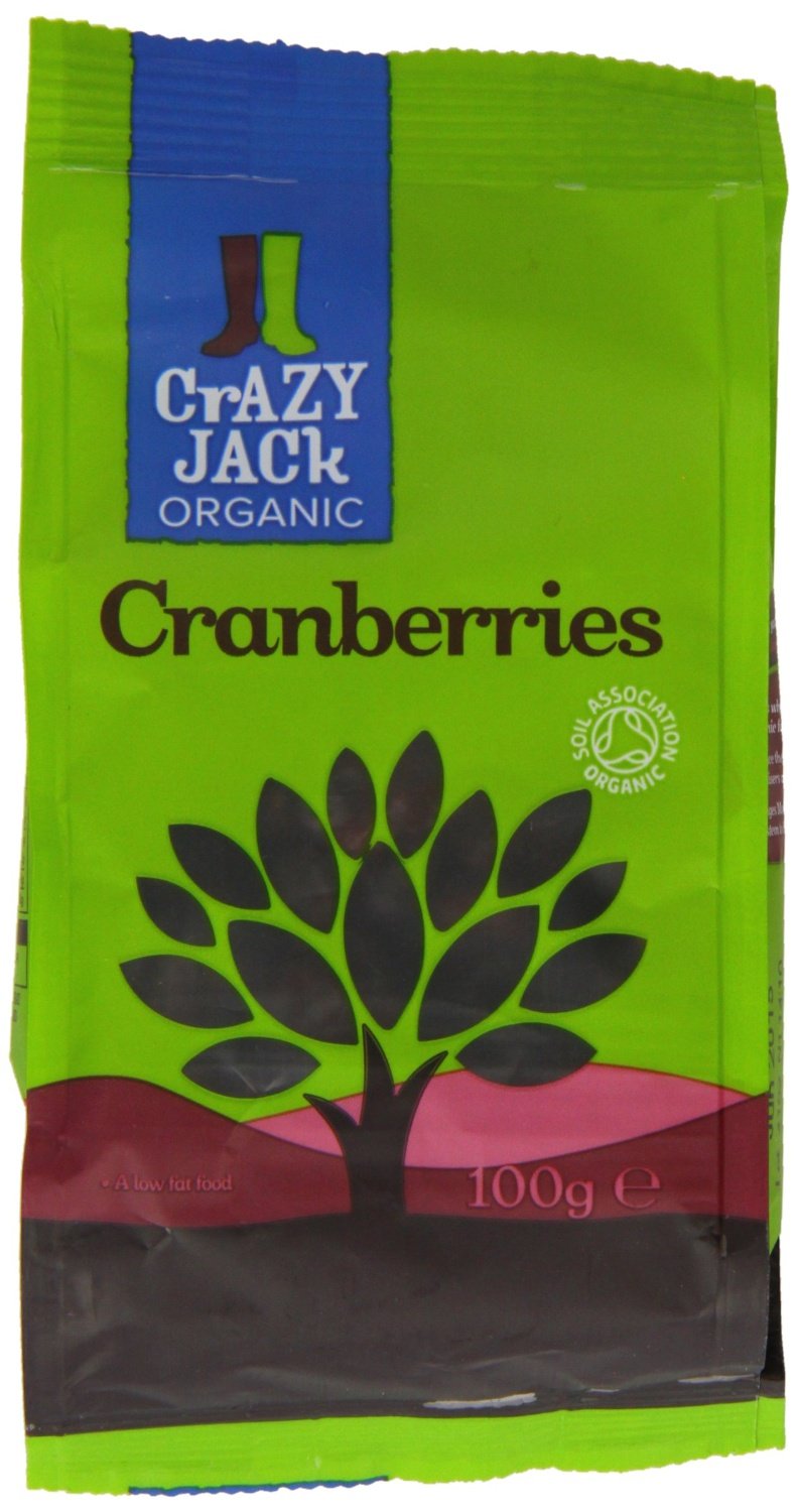 Crazy Jack Canneberges biologiques 100 g x 6 (lot de 6)