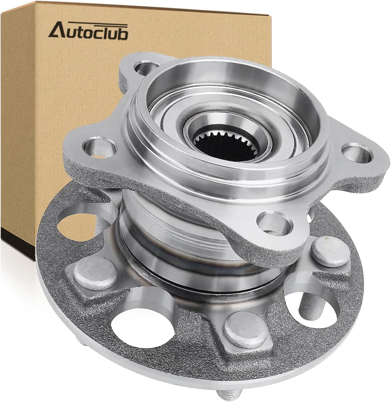 AUTOCLUB Rear for 2004 2005 2006 2007 2008 2009 2010 2011 2012 2013 Toyota Highlander Wheel Bearing Hub, for 2009 2010 2011 2012 2013 2014 2015 2016 Venza, for Lexus RX350 RX400h Replacement, [AWD]