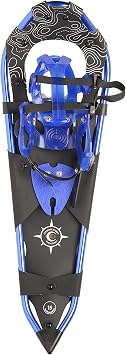 Womens Backcountry Snowshoes - Leadville 29 Blue Womens Backcountry Snowshoe with Award Winning Single Loop Pull Binding, Stainless Steel Crampons and Heel Lifts