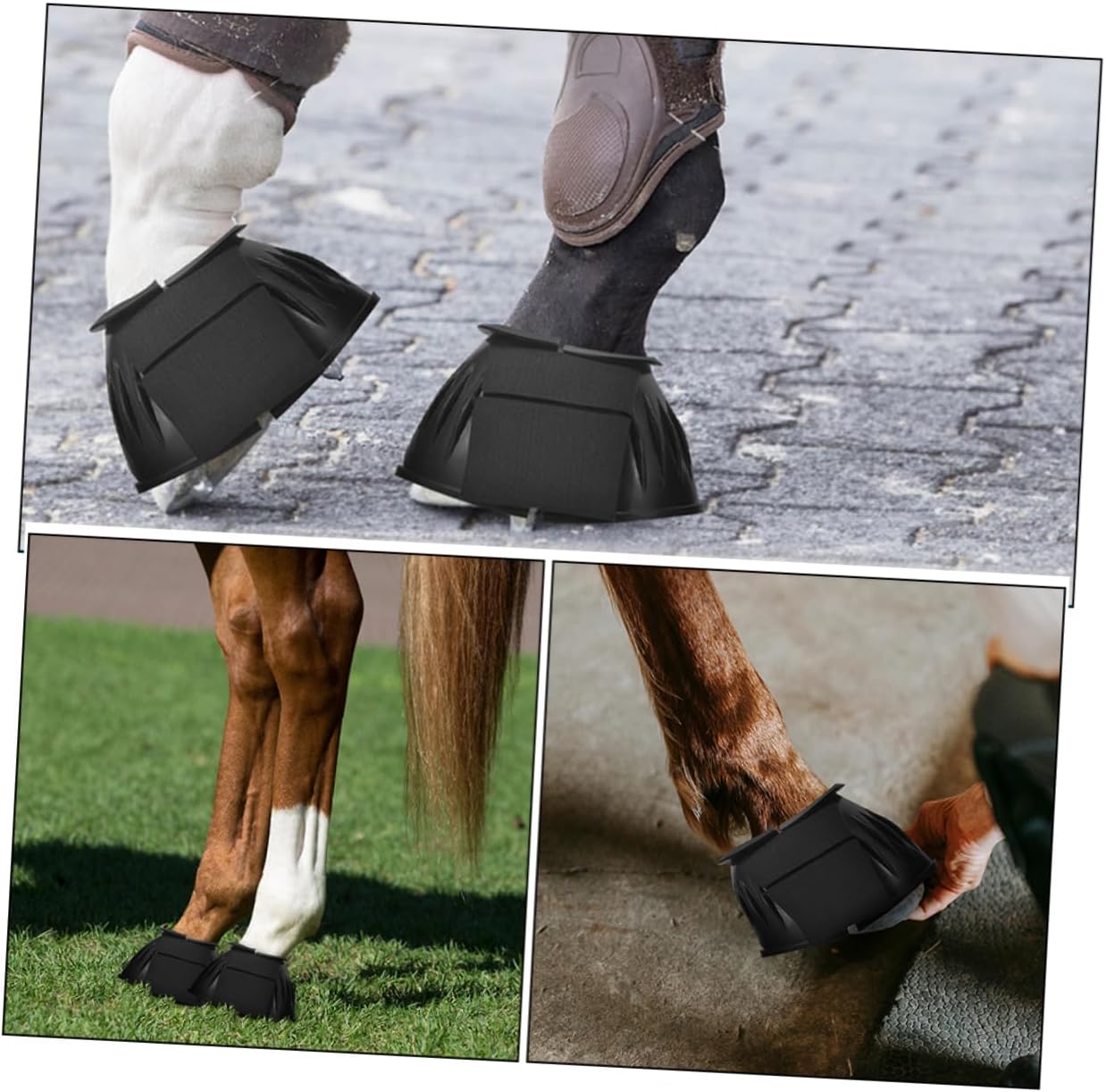 4pcs Breathable Tendon Protectors Portable Leg Supports Lightweight Comfortable Design Convenient Horse Accessories for Daily Use Durable Reusable Tendon Boots