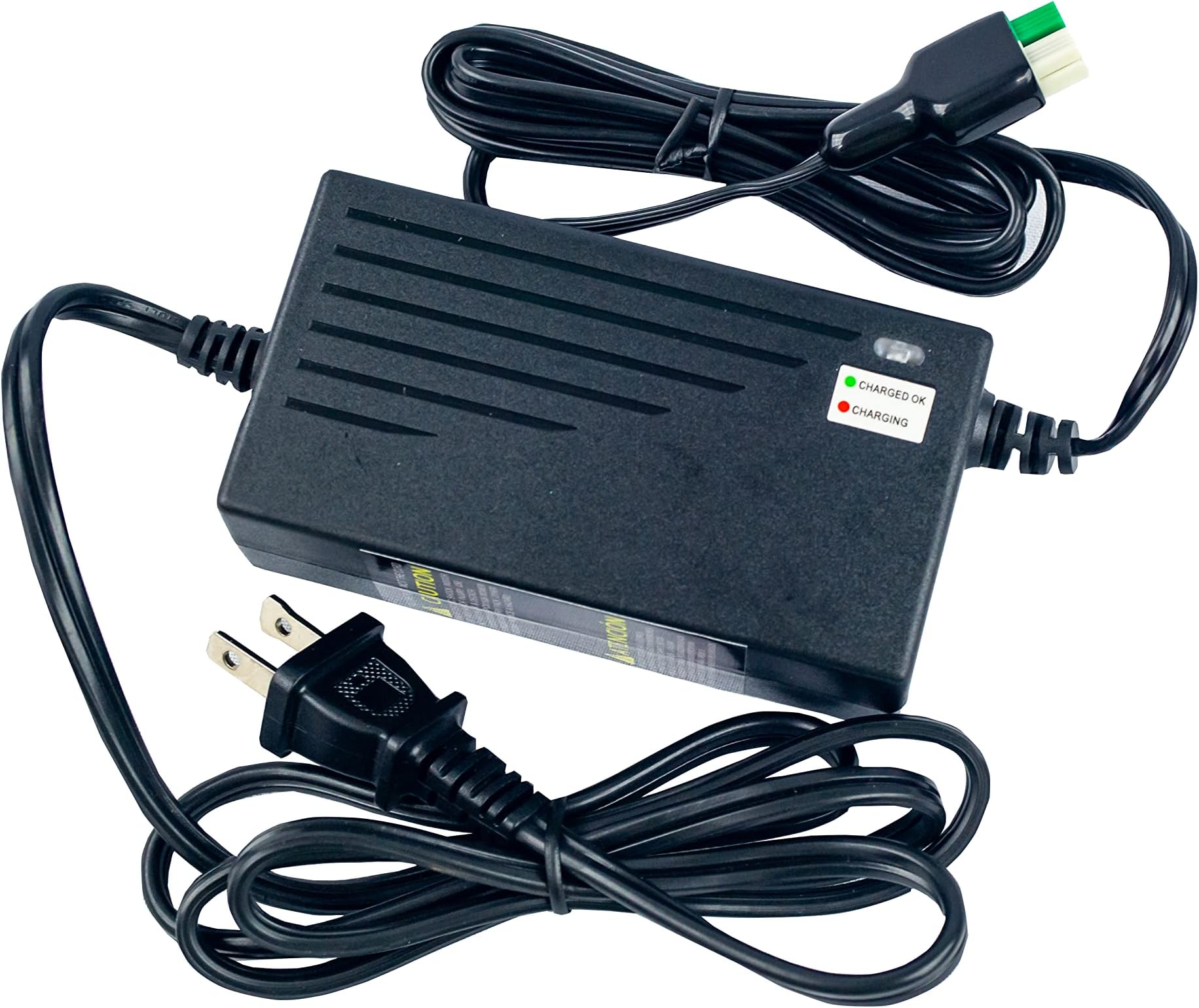 36V Replacement Charger for Black Decker ETPCA-P360080U 90547460/90604959 Lawnmower Models SPCM1936 CM1936 CM1836 RB3612 RB3610