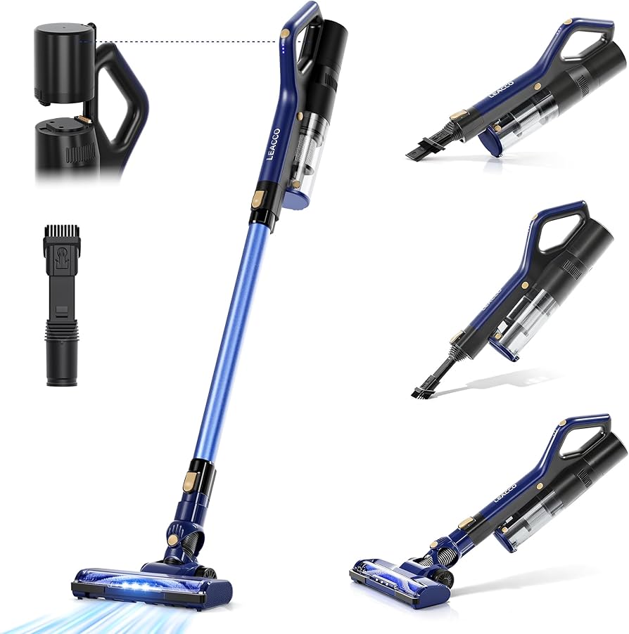 掃除機 コードレス 38000pa　超軽量　サイクロ　クリーナー S981 楽天市場】掃除機 コードレス 38000pa Leacco サイクロン 3段吸引力 45