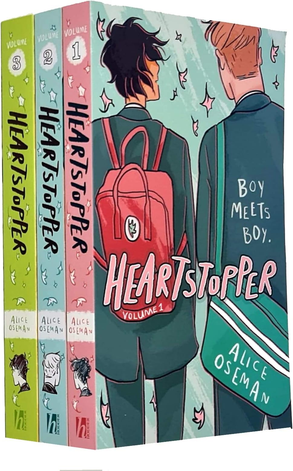 Heartstopper Series Volume 1-3 Books Collection Set By Alice Oseman