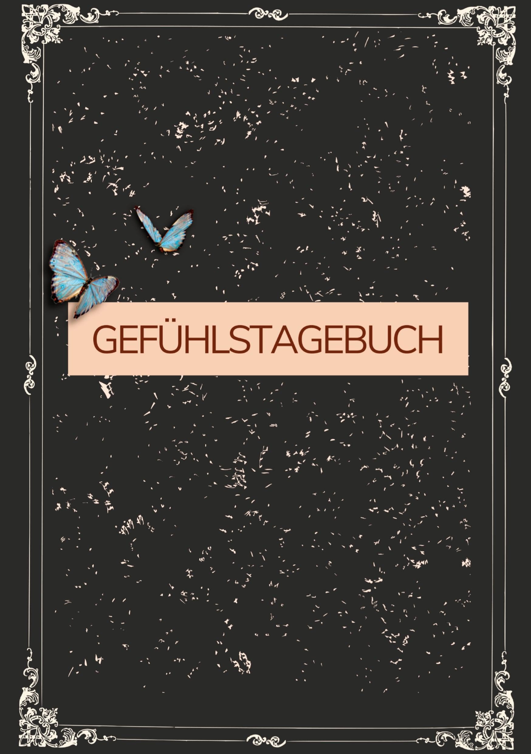 Black Edition Gefühlstagebuch – Gefühlstagebuch zur Selbstreflexion von Emotionen