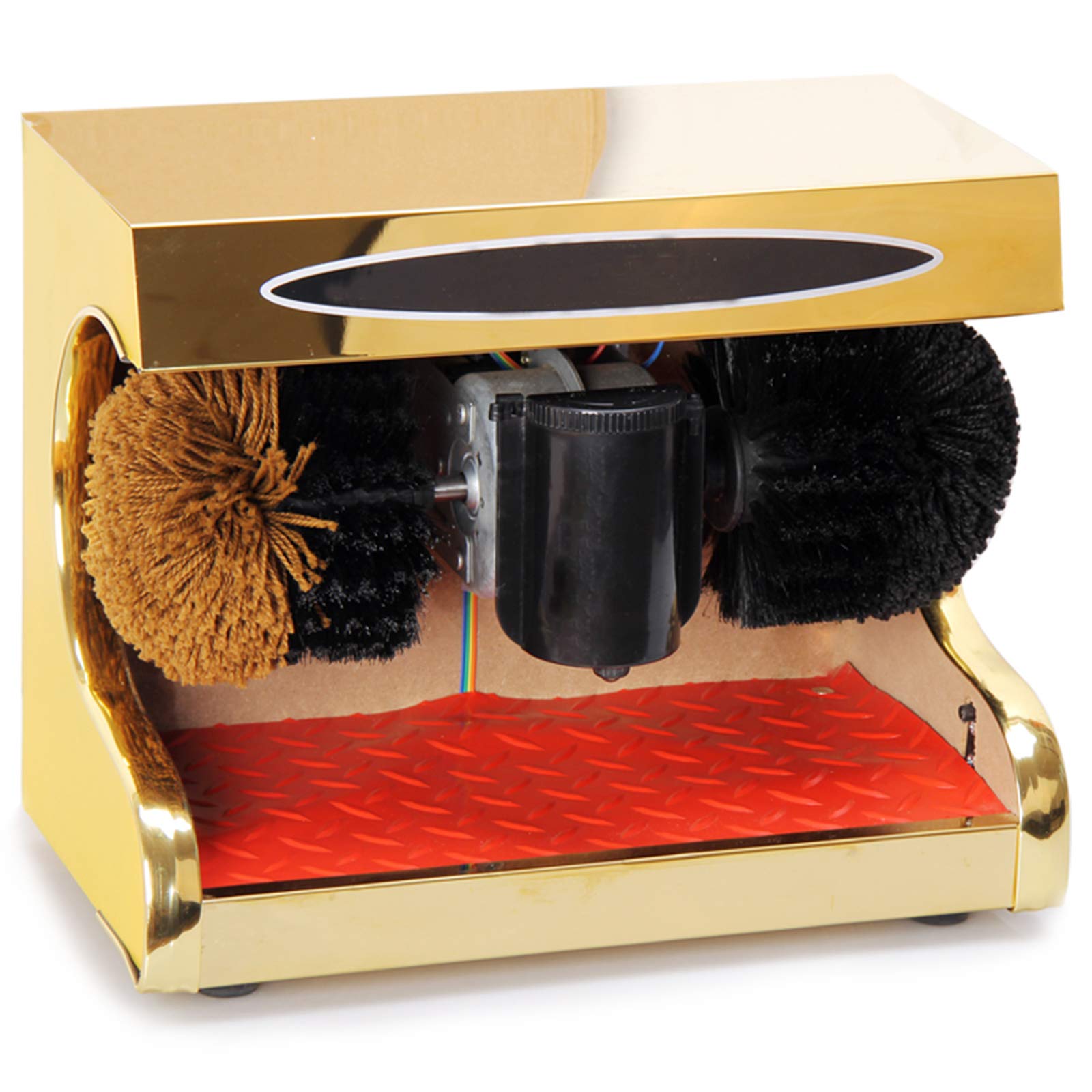 JFGCTYHXY Shoe polisher, Automatic Induction Full Shoe Cleaning Household Suitable for Public Places,local(Gold)