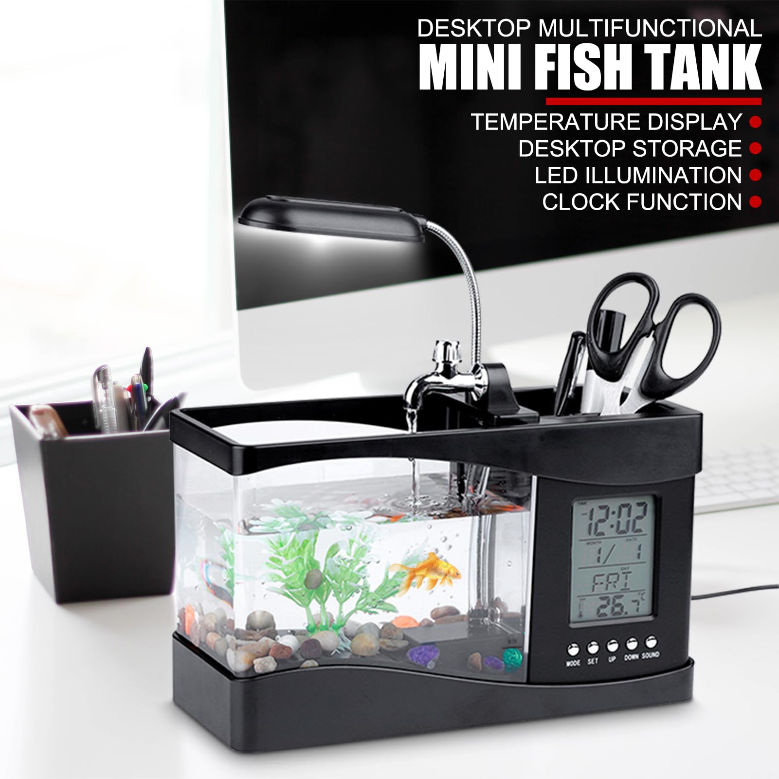 Amazon.com: EVTSCAN Small Aquarium, Multifunctional USB