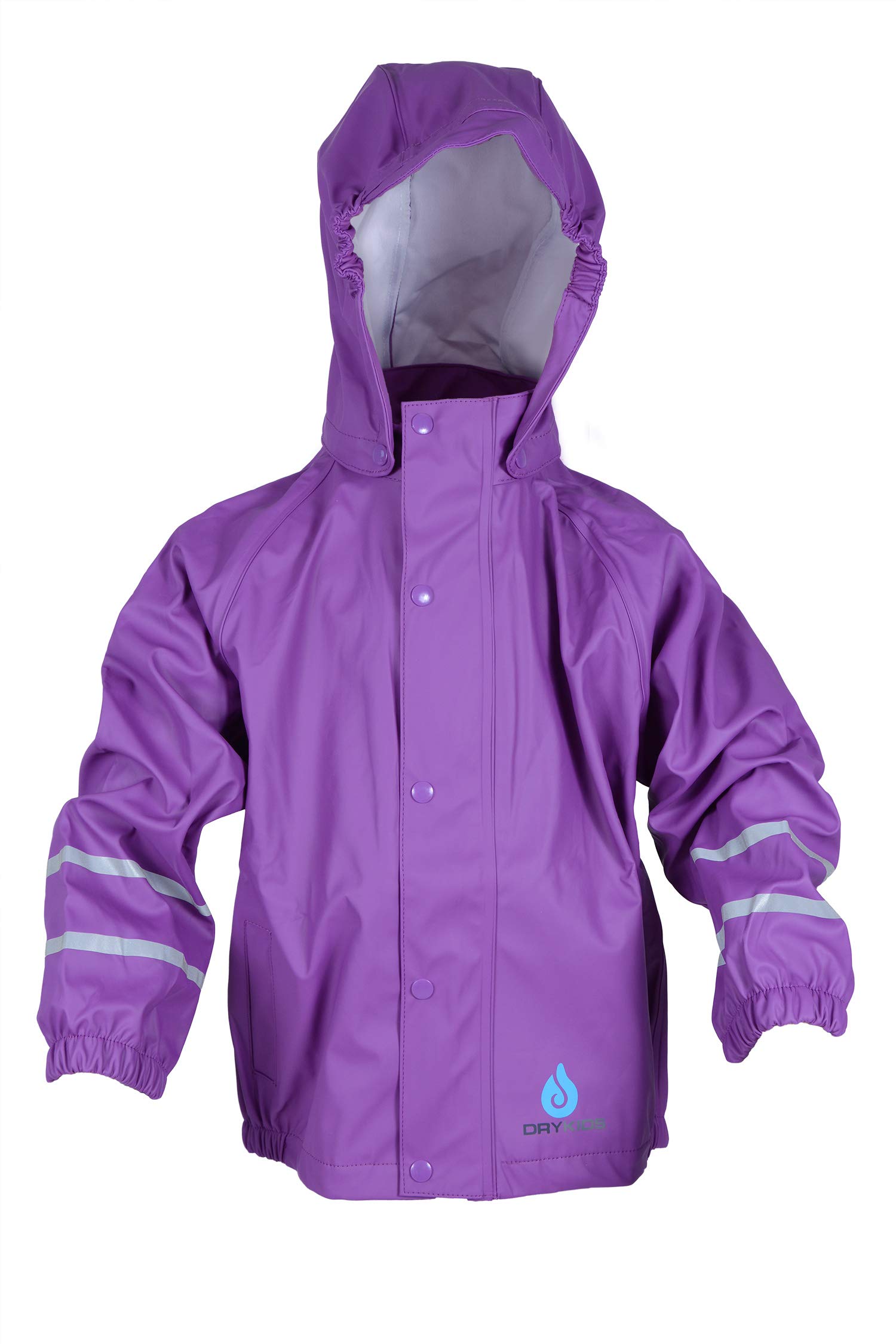 DRY KIDS Childrens PU Jacket Purple 9/10yrs