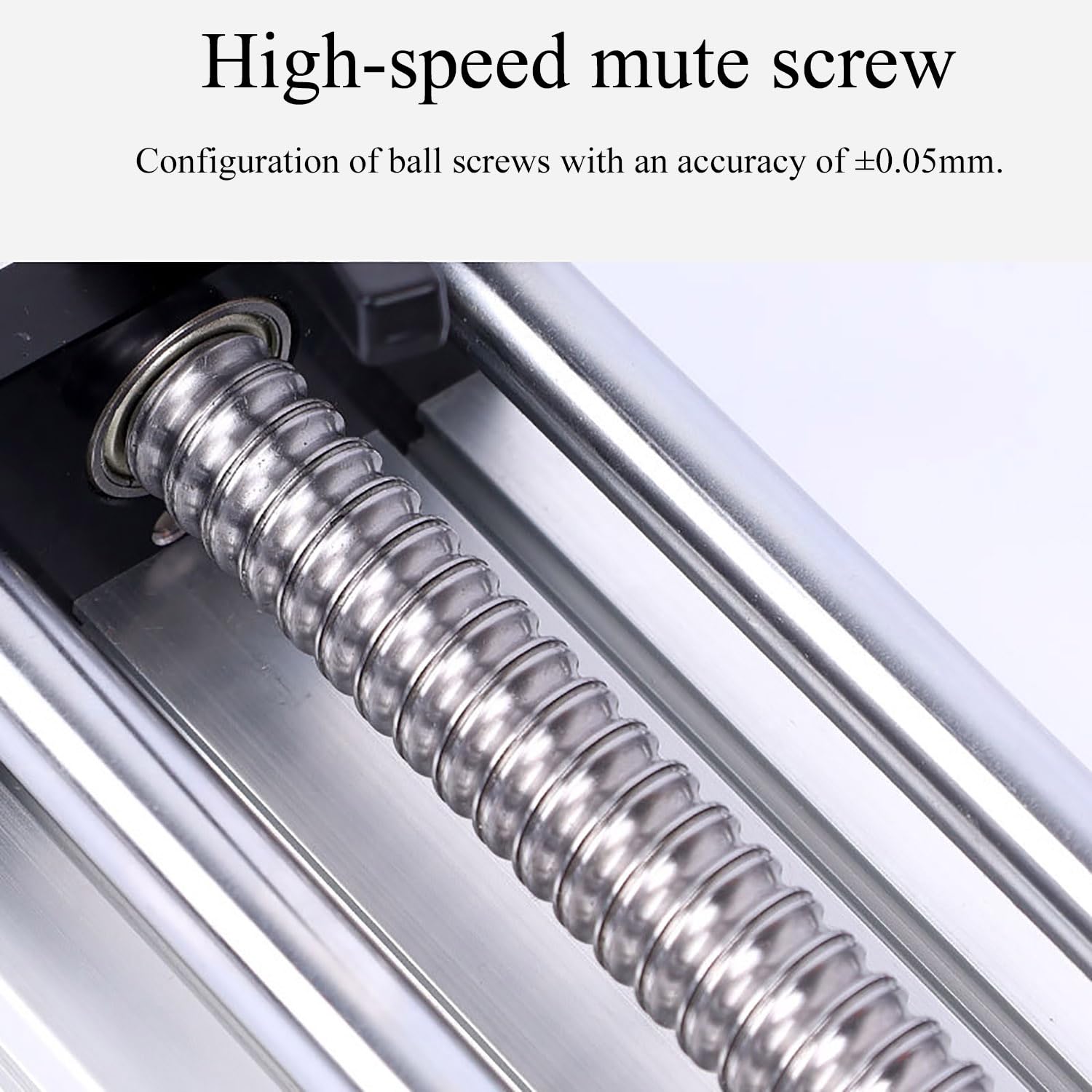 Guida Lineare 200 mm,Manuale di Alta Precisione con Volantino,per Attrezzature CNC Trasformazione