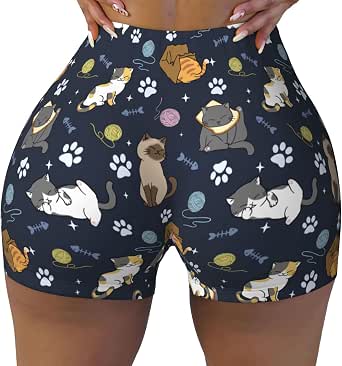 Nastya Nass Women's High Waist Biker Shorts - Athletic Workout & Yoga Shorts With Tummy Control - View #13