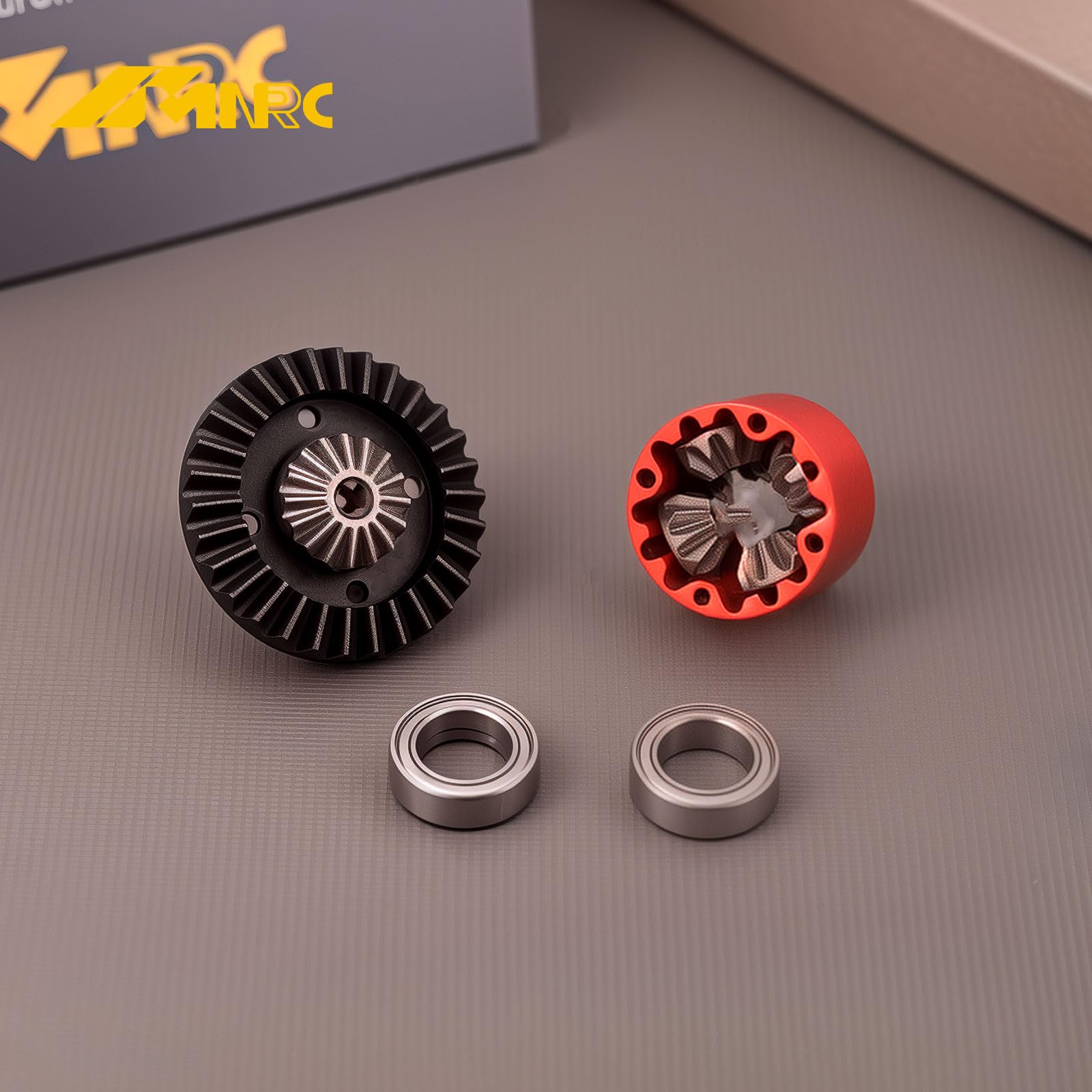 NMNRC 45# Steel Rear Differential Diff Kit 16420G for Hyper Go 1/14 14210 14209 Series RC Car Upgrades Part