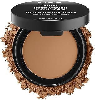 NYX PROFESSIONAL MAKEUP Hydra Touch Powder Foundation, Amber, 0.31 Ounce