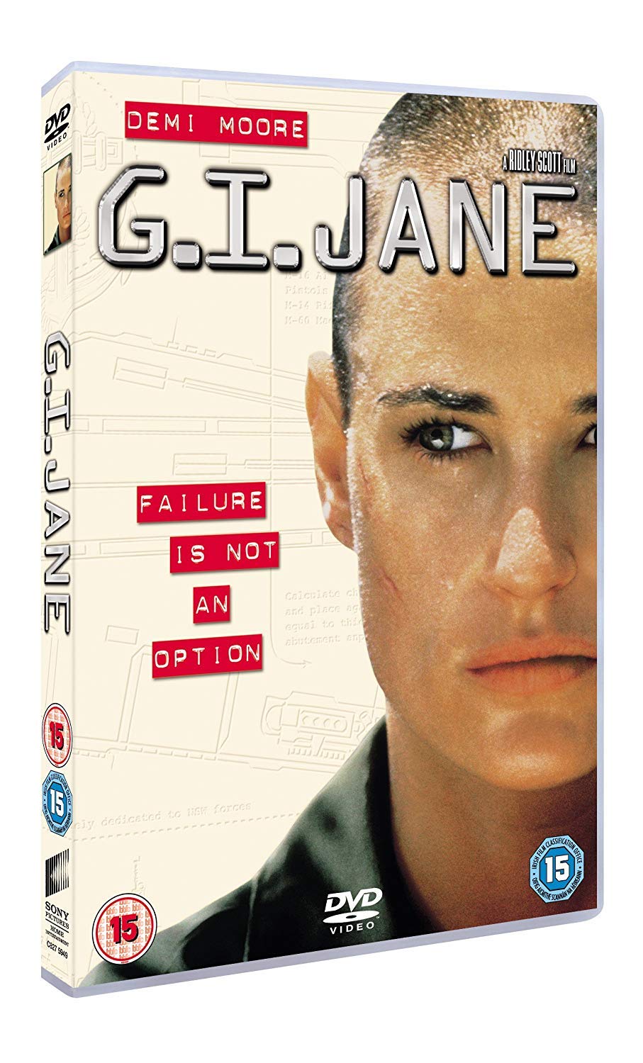 G.I. Jane DVD con Demi Moore película de acción militar en formato físico original