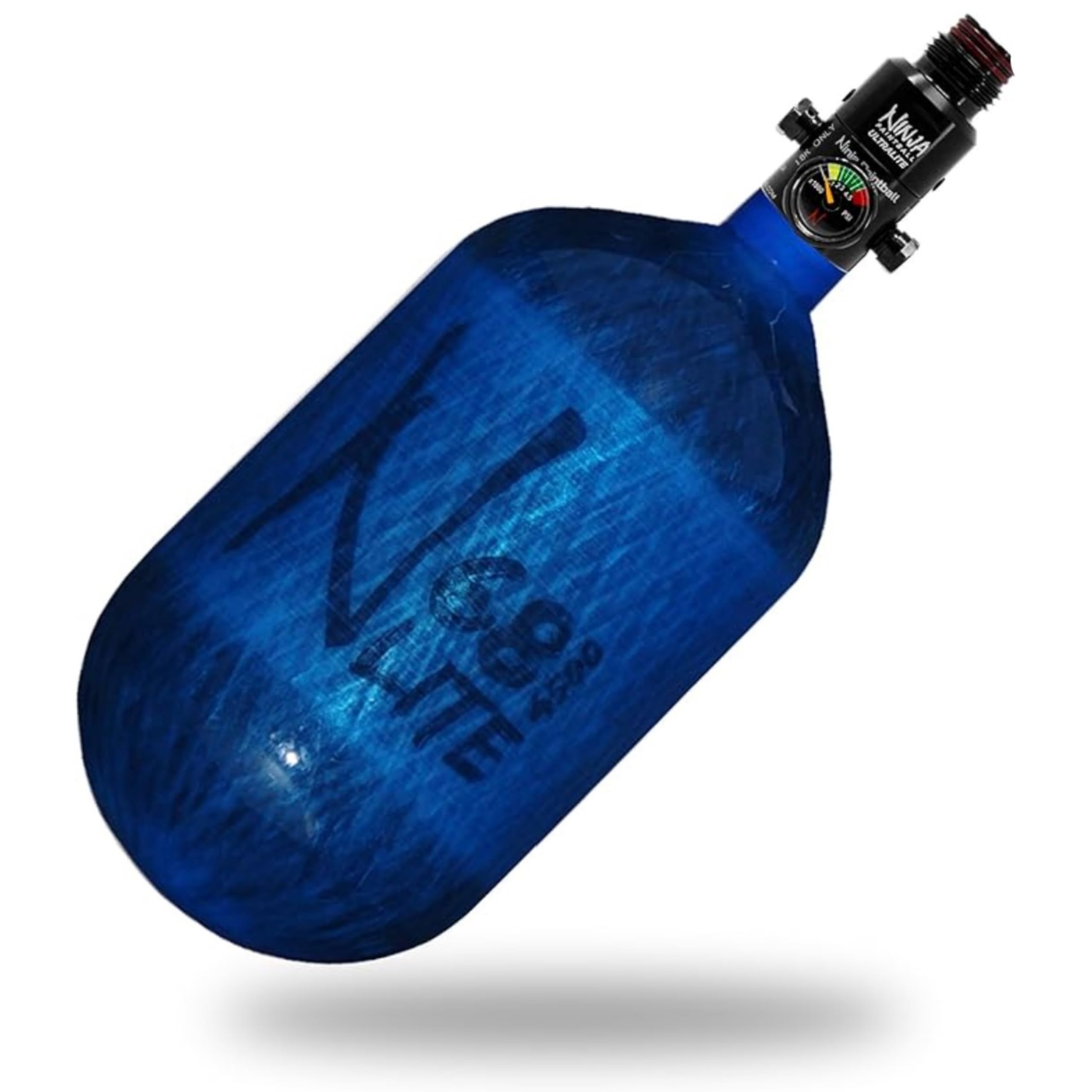 Ninja Paintball68/4500 Lite Carbon Fiber HPA Paintball Tank with Ultralite Regulator. Made in The USA. 1-Year Warranty