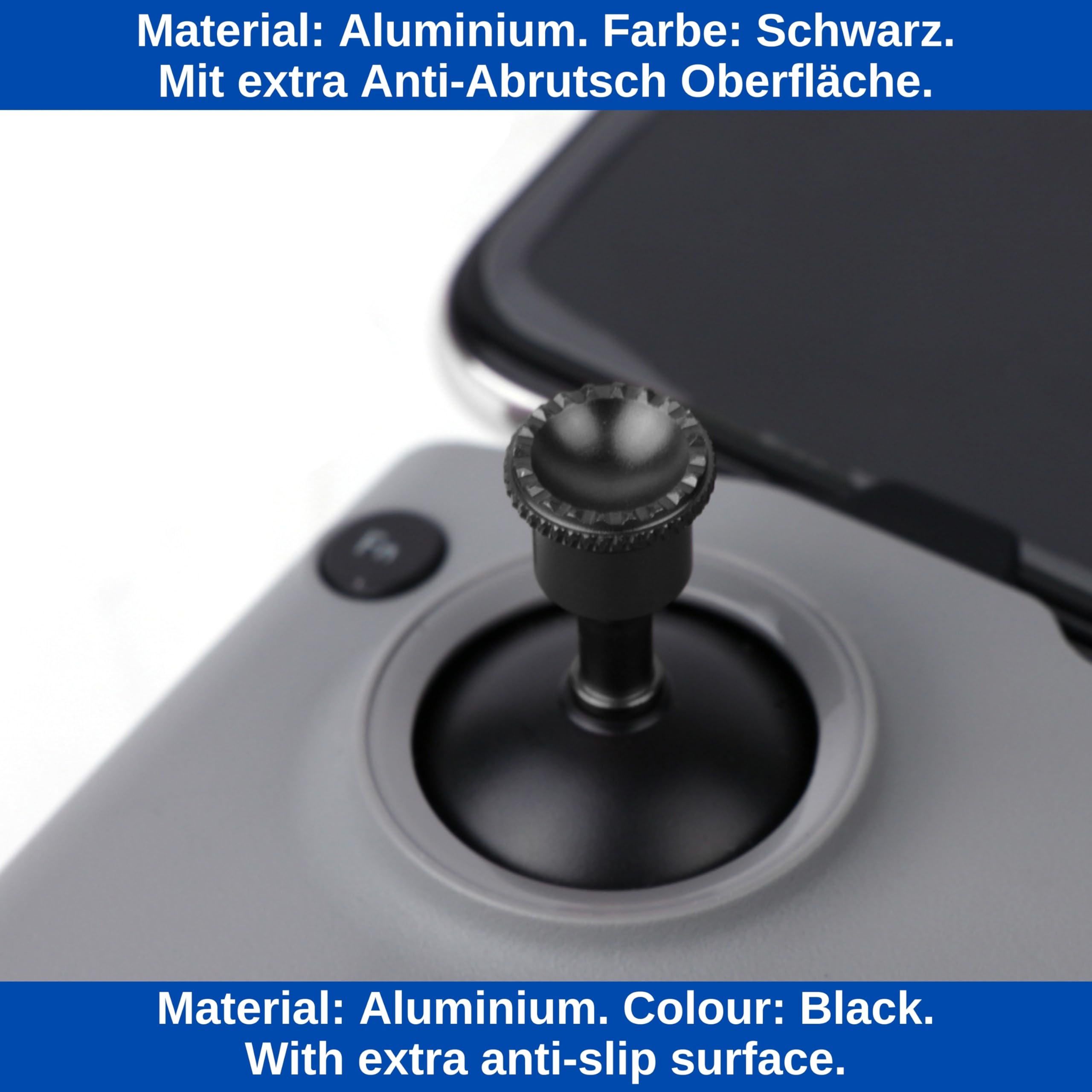 Pilot zdalnego sterowania zdalny dla DJI RC-N1, DJI RC-N2, 2 sztuki, czarna, aluminium, joysticks