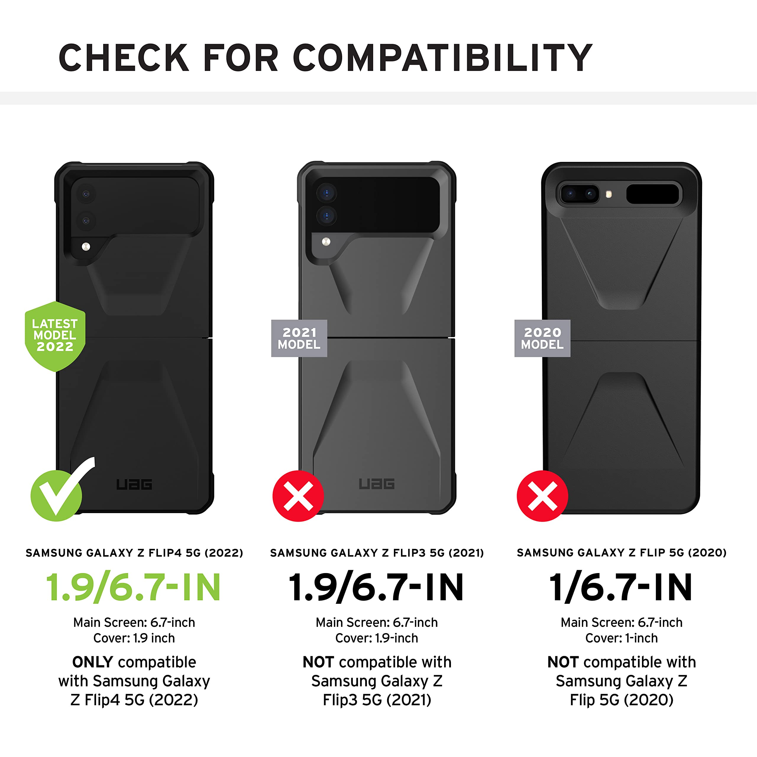Amazon.com: URBAN ARMOR GEAR UAG Designed for Samsung Galaxy Z