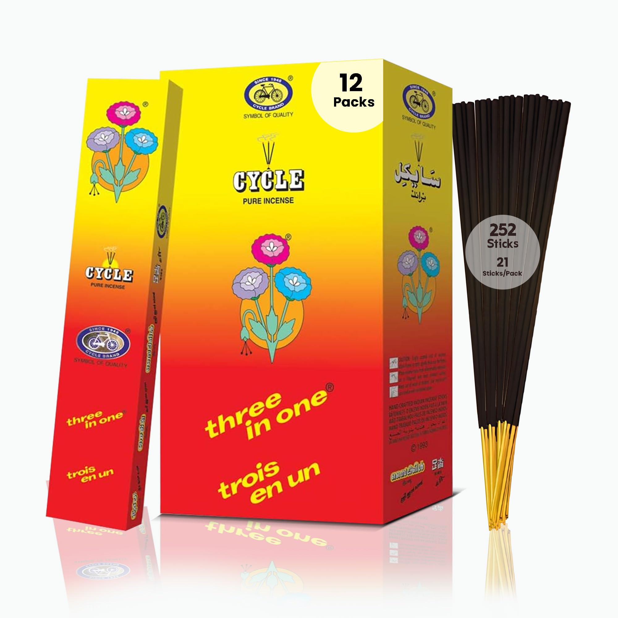 3 in 1 cycle agarbatti 3in1 incense stick
