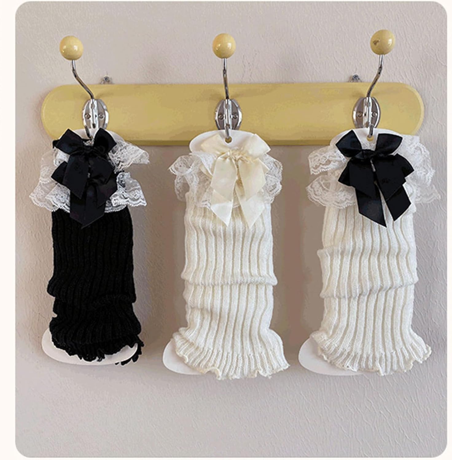 Bows Leg Warmers Dresses Socks for Girl School Uniform Leg Covers Toddler Fashion Socks