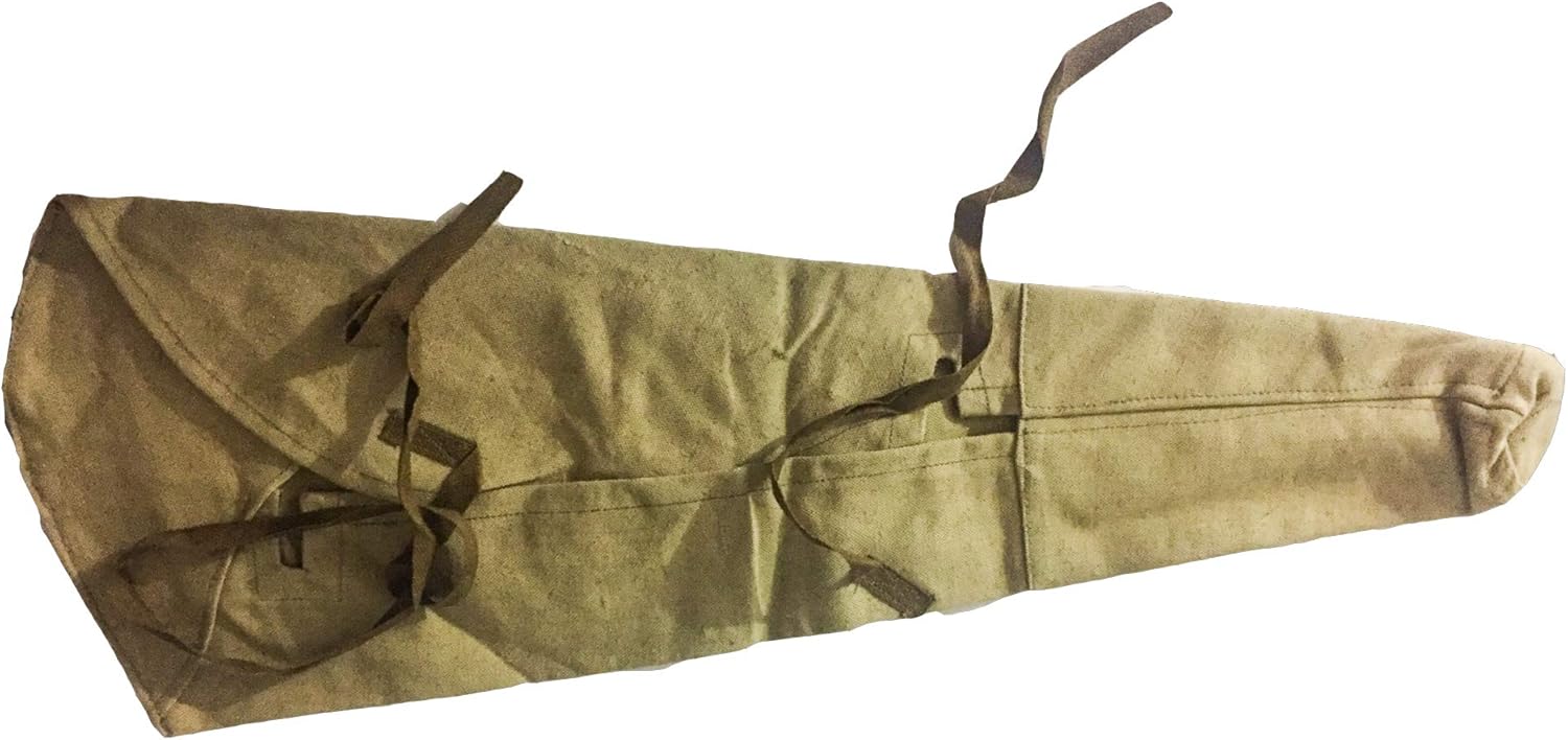 BRK GLOBAL Original Made in USSR Soviet Russian Army AKS AKMS AK74 S Drop Canvas Case Bag Pouch for Folder Kalashnikov Rifle Unissued Military Surplus-L8
