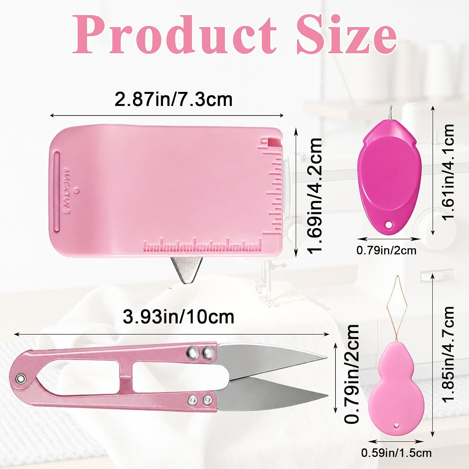 4Pcs Magnetic Seam Guide for Sewing Machine, Sewing Machine Accessories
