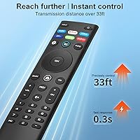 Vista 6 de para VIZIO-Smart-TV Remote-Reemplazo, Control Universal XRT140 para VIZIO Todos los televisores inteligentes LED LCD HD 4K UHD HDR