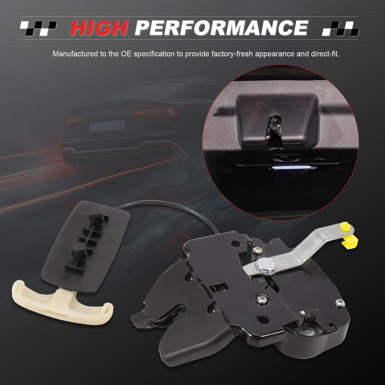 Rear Tailgate Door Lock Latch Actuator for Versa Note 2012-2019 84630-3AN0A 84630-3AN0B Power Trunk Deck Lid Latch Lock