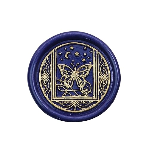 Miniatura 10 de SWANGSA Sello de cera de águila estrellada, sello de sellado de cabeza de latón vintage, ideal para adornar invitaciones de fiesta, paquetes de