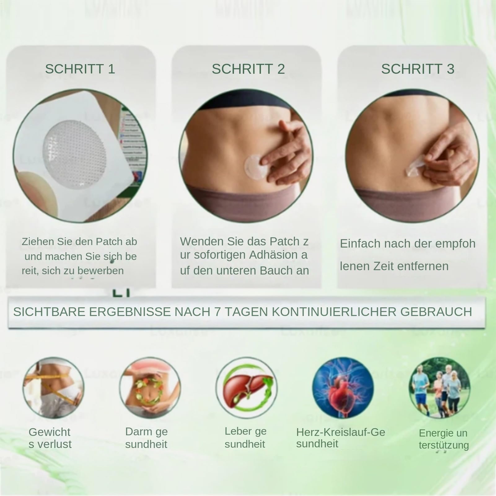 Moringa NAD+ 10 w 1 nano-igłowe plastry z mikroigłami, 7 sztuk plastrów Moringa, Metabalance Patch, nano-igłowe, plastry odchudzające, do wszystkich typów ciała