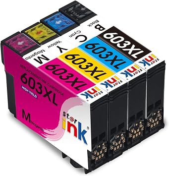 Starink 603XL Tinta Compatible para Epson 603 XL Cartuchos de Tinta para  Epson Expression Home XP-3100 XP-4100 XP-2100 XP-2105 XP-3105 XP-4105  Workforce WF-2810 WF-2830 WF-2835 WF-2850 : Amazon.es
