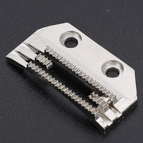 Miniatura 4 de Fdit 5 piezas de dientes de alimentación para máquina de coser en forma de E, dientes finos universales de doble fila para máquina de coser para