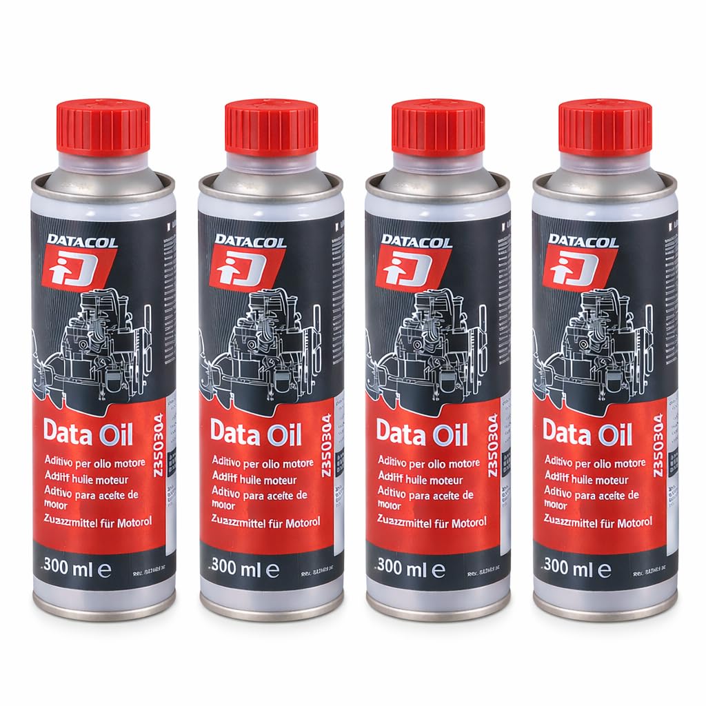 Datacol Aditivo para Aceite de Motor Data Oil 300 ml – Antihumo y Anticonsumo | Tratamiento para Motor, Reduce Ruido, Mejora Lubricación y Protección | Gasolina y Diésel con DPF (1) - 1