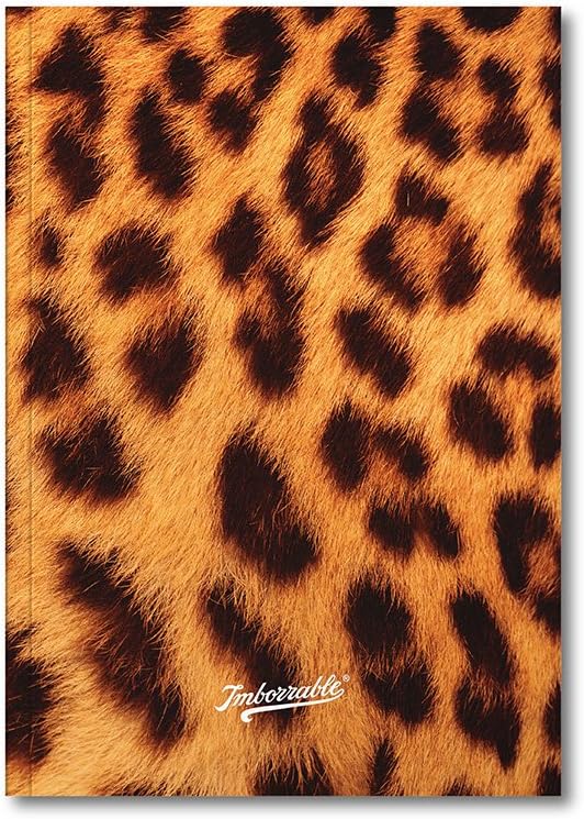 Imborrable A5 Notebook, 96 Pages, Dotted Grid Paper. Leopard