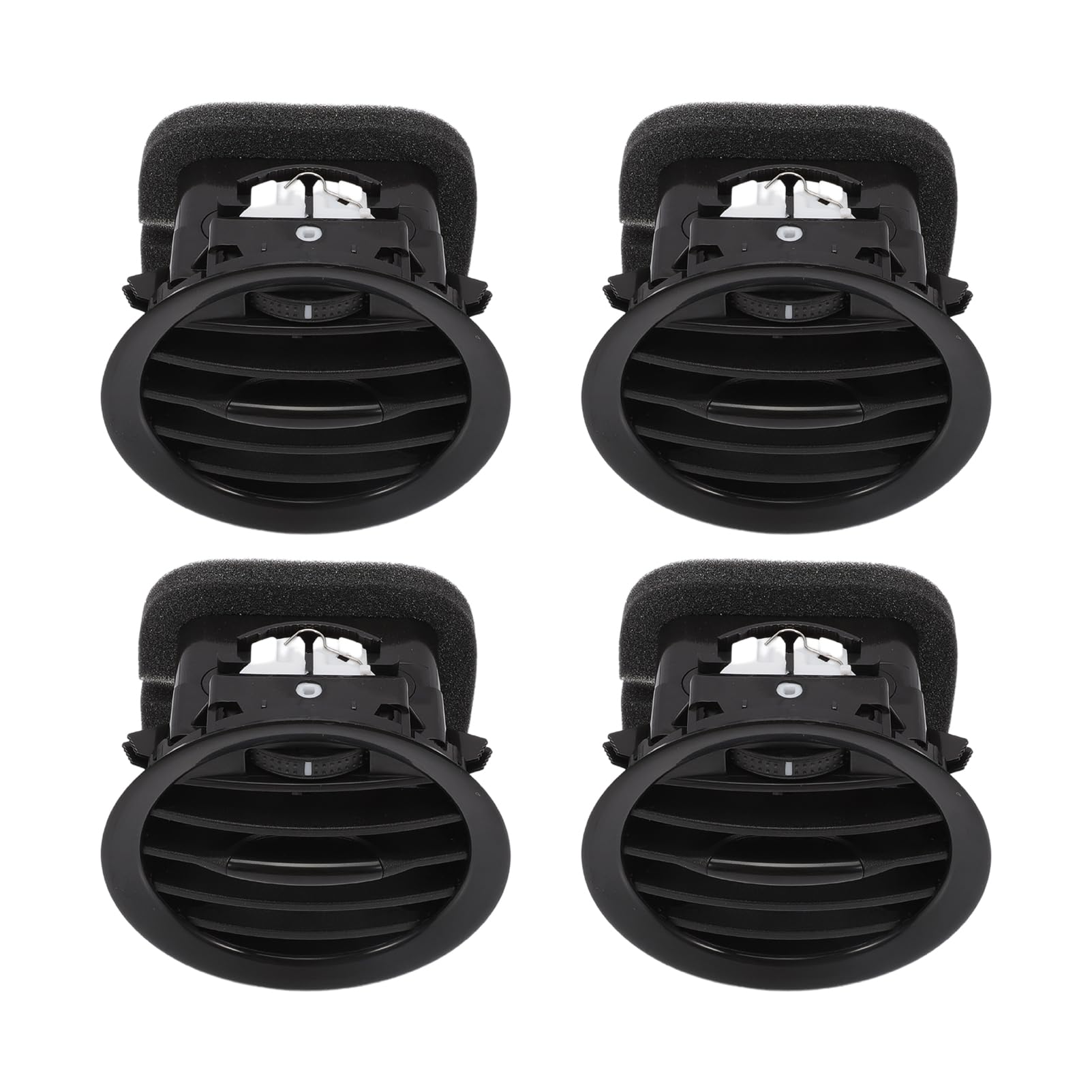 4pacs Cubierta de ventilación de aire acondicionado Rejilla de salida del tablero compatible con Opel Corsa D 13417363