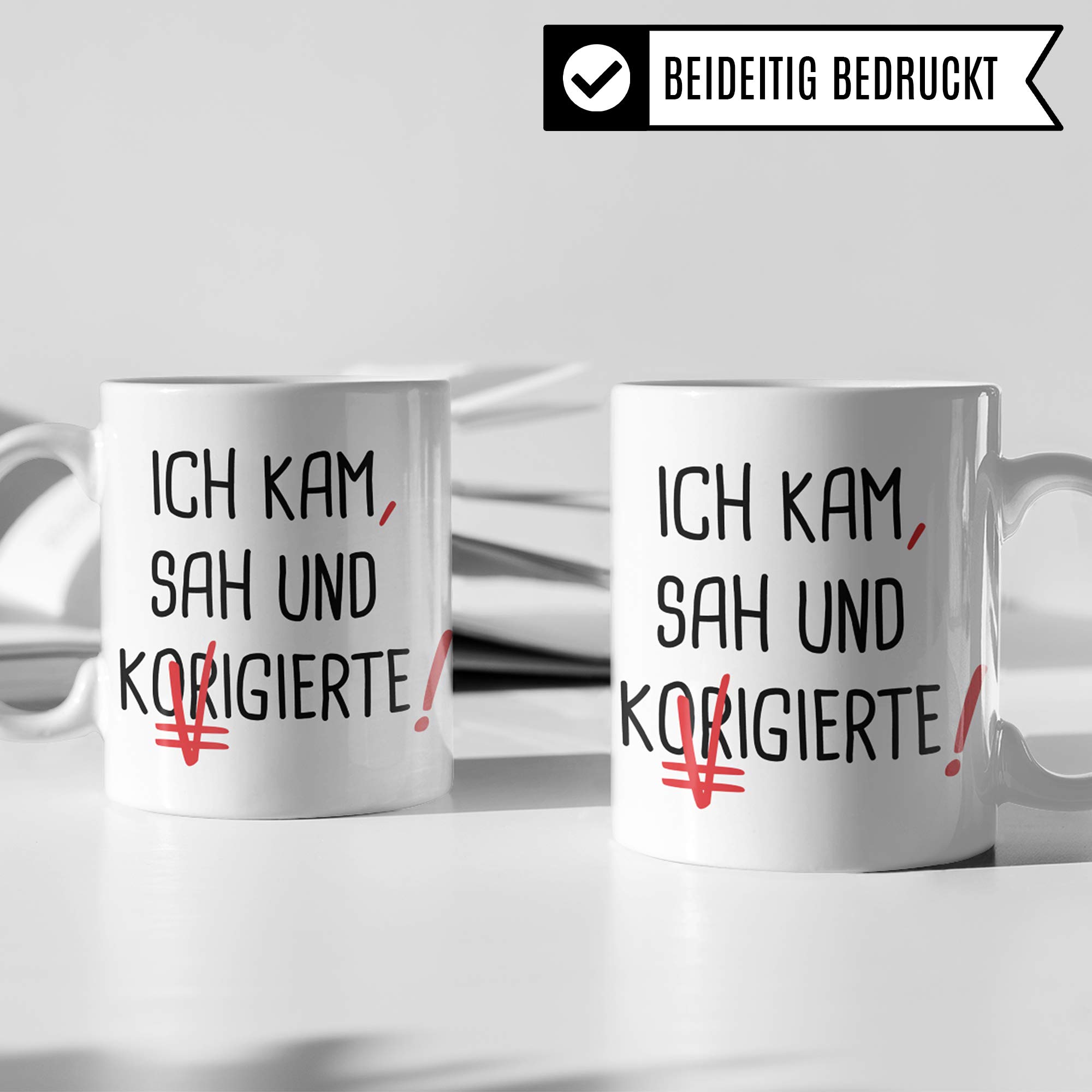 Deutschlehrerin Tasse – Geschenkidee Mit Witzigem Spruch, Spülmaschinenfest, 330 Ml