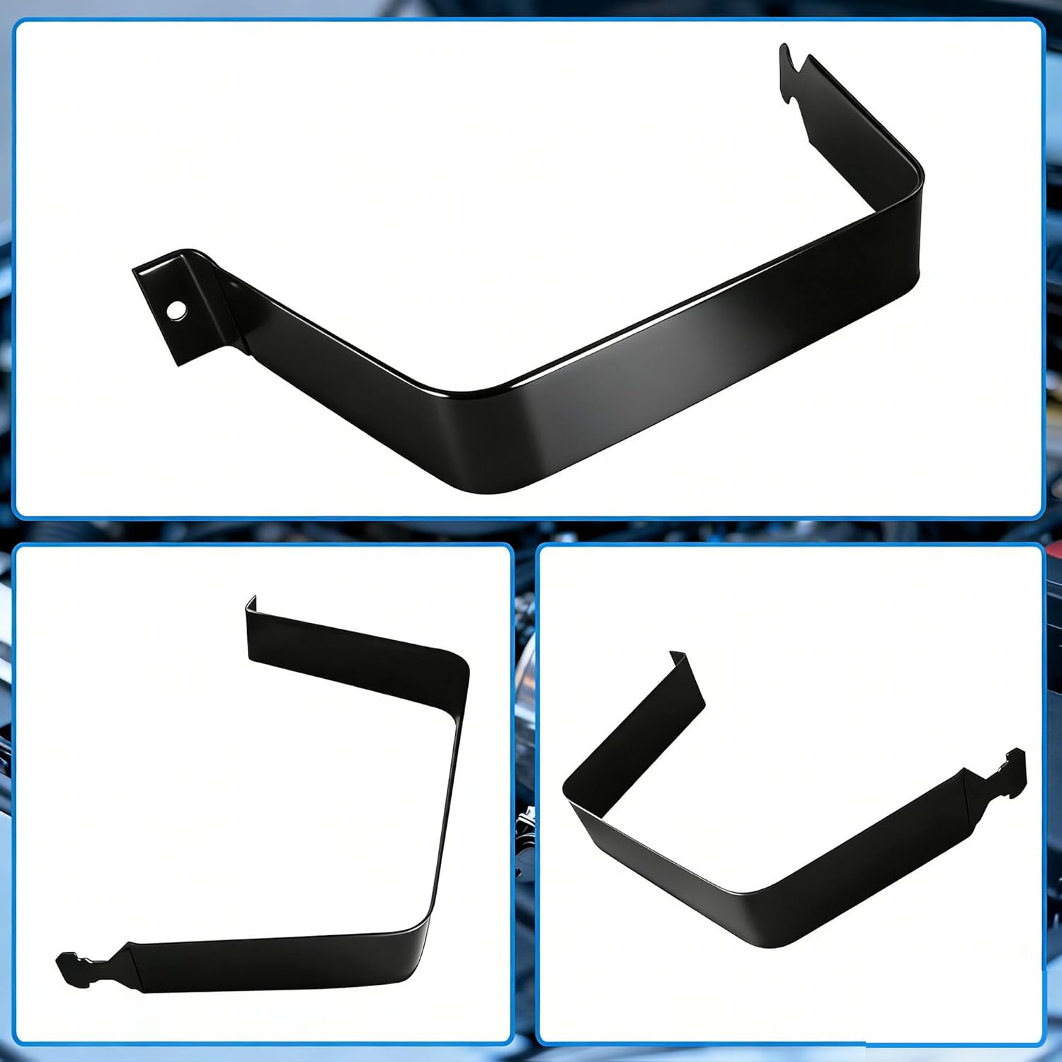 578-183 2x Fuel Gas Tank Straps Bracket Compatible with Chevrolet Silverado GMC Sierra 1500 2500 3500 1999-2019 Replaces 15288145, 15710284