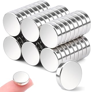 50Pcs Neodymium Disc Magnet, 12mmx3mm Small Rare Earth Magnets Heavy Duty,Round Magnets Strong for Whiteboard, Strong Flat Magnet for Industrial Tool Storage