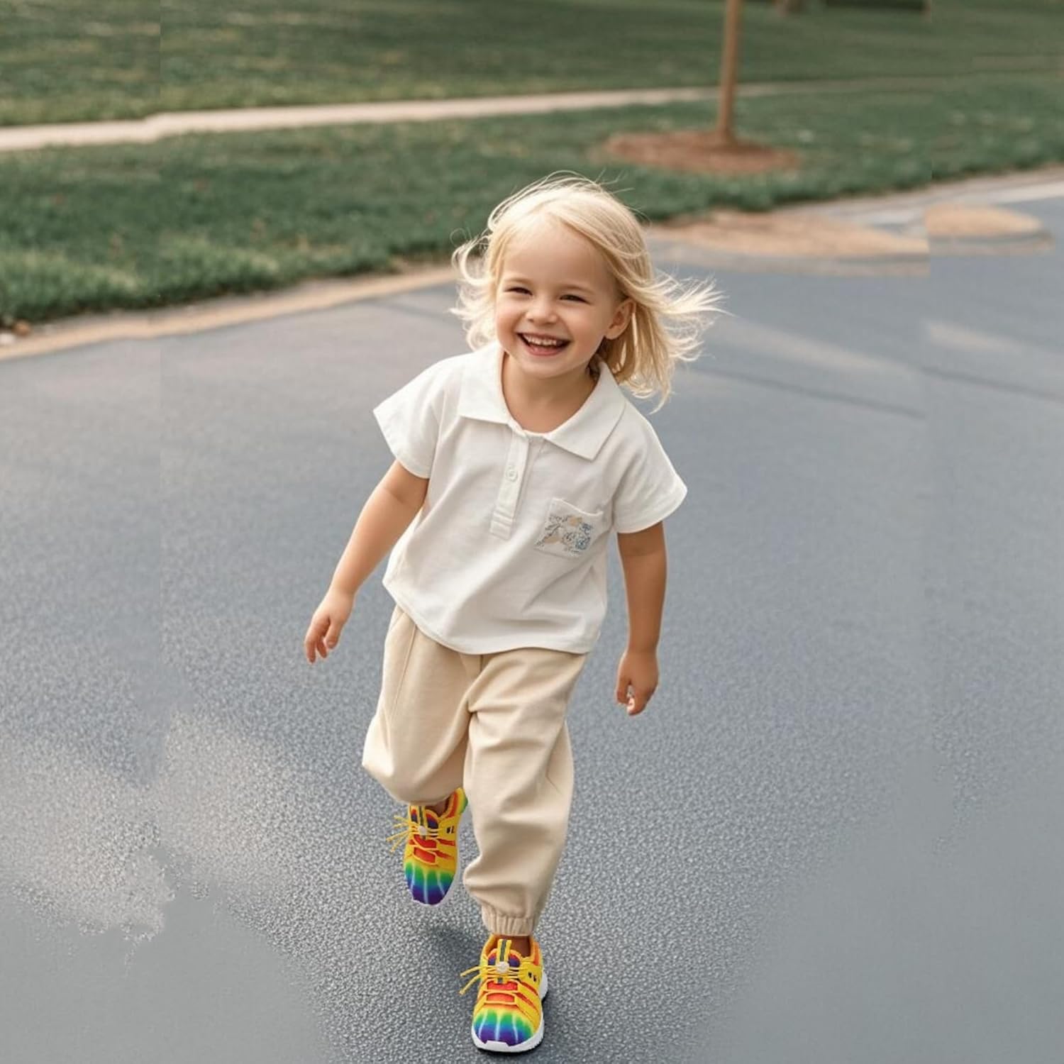 Boys Girls Sneakers Lightweight Kids Tennis Shoes Breathable Running Shoes Comfortable Toddler/Little Kid/Big Kid - Image 2