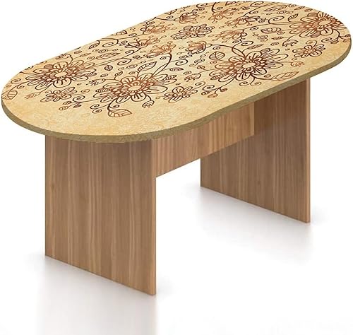 Miniatura 8 de Mantel ovalado ajustable para mesa de patio, poliéster elástico hippie con diseño de atrapasueños, diseño de atrapasueños, diseño vintage, se adapta