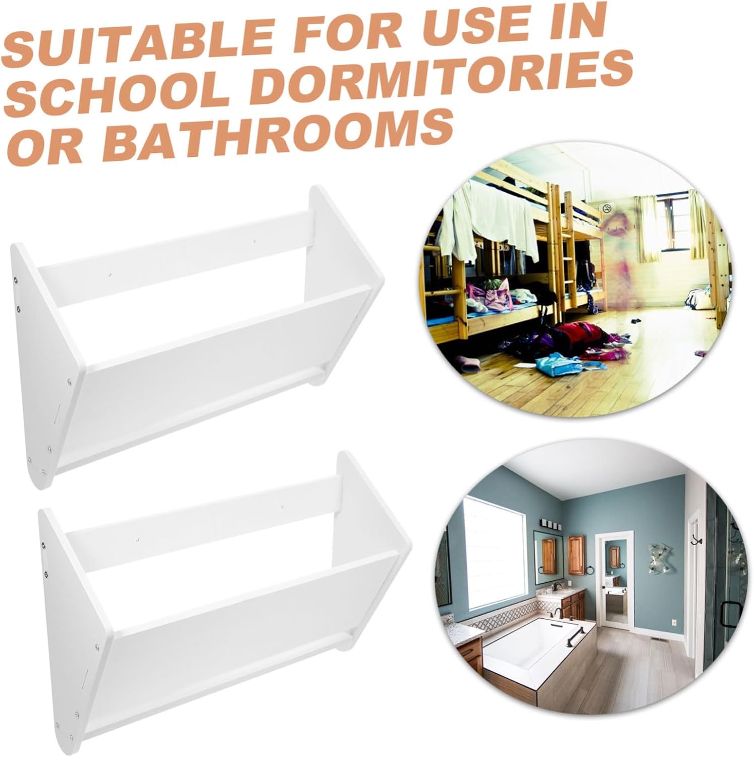 Slim Over Door Shoe Rack 2-Piece Lightweight Plastic Slippers Storage Organizer for Small Spaces Efficient Shoe Classification for Home