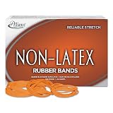 Rubber Bands, Latex-free,3-1/2"x1/16" No.19, Orange, 1440/BX, Sold as 1 Box – view 2