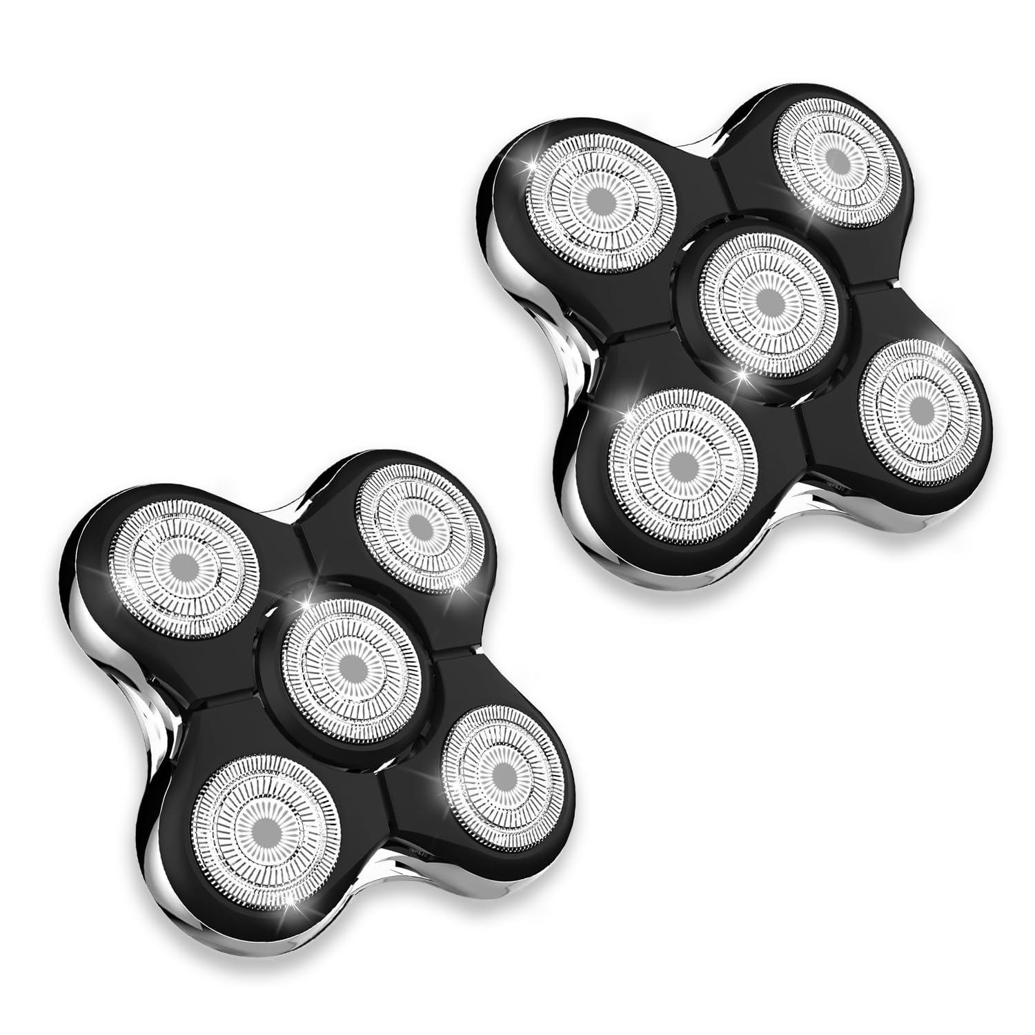 Shaver Replacment Heads Pro Head Shaver Replacement Blades Compatible with Re-ming-ton Balder Pro Head Shaver Model XR7000 precision electric razor replacement heads for bald men (2 PACKS)