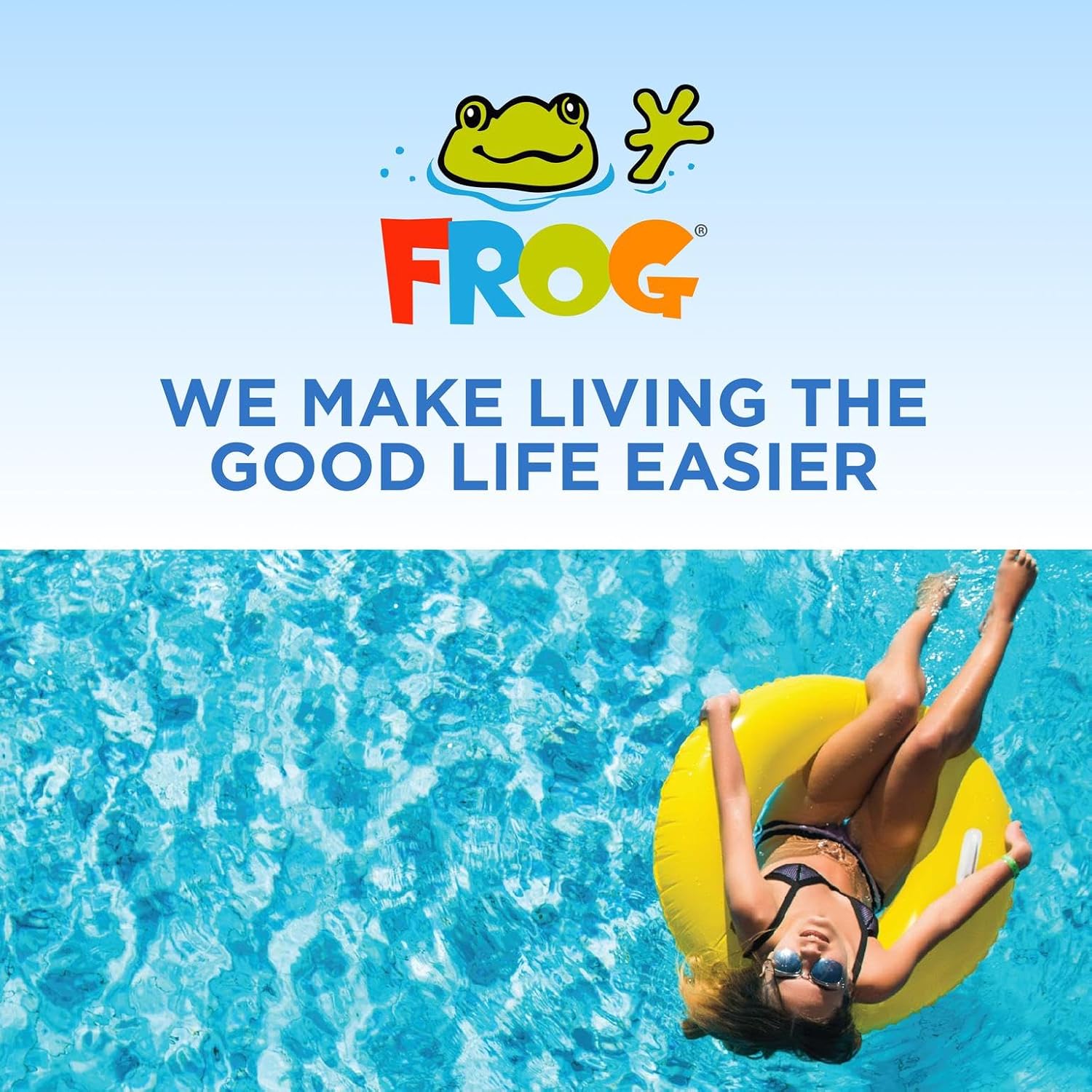 FROG Replacement Chlorine Cartridge for use with Flippin’ FROG XL Floating Sanitizer System - Prefilled Cartridges Support Easy Pool Maintenance and Cleaner & Clearer Water - 2 Pack