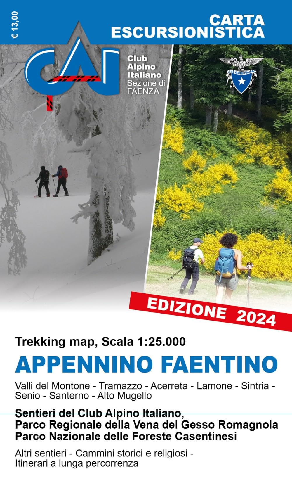 Carta Escursionistica Dell'appennino Faentino 1:25.000 - 4